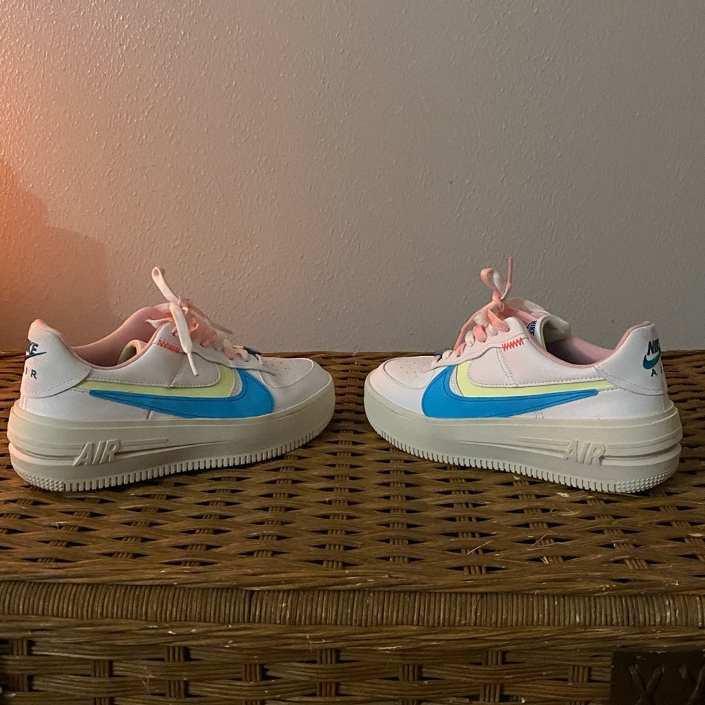 NIKE AF1 flower power platform sneakers - Picture 2 of 7